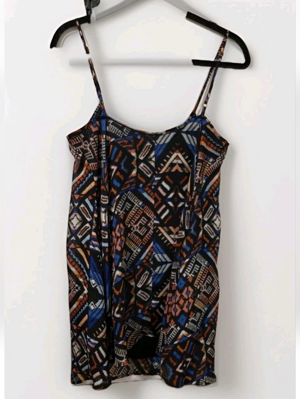 Show Me Your Mumu Bella Guatemala Trapeze Dress Geometric Mini Sz Med - Picture 10 of 15